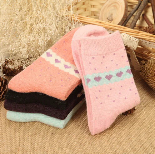 Warm Wool Christmas Socks