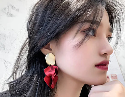 FloralFierce Tassel Earrings