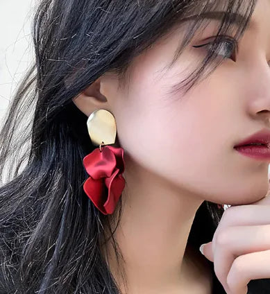 FloralFierce Tassel Earrings