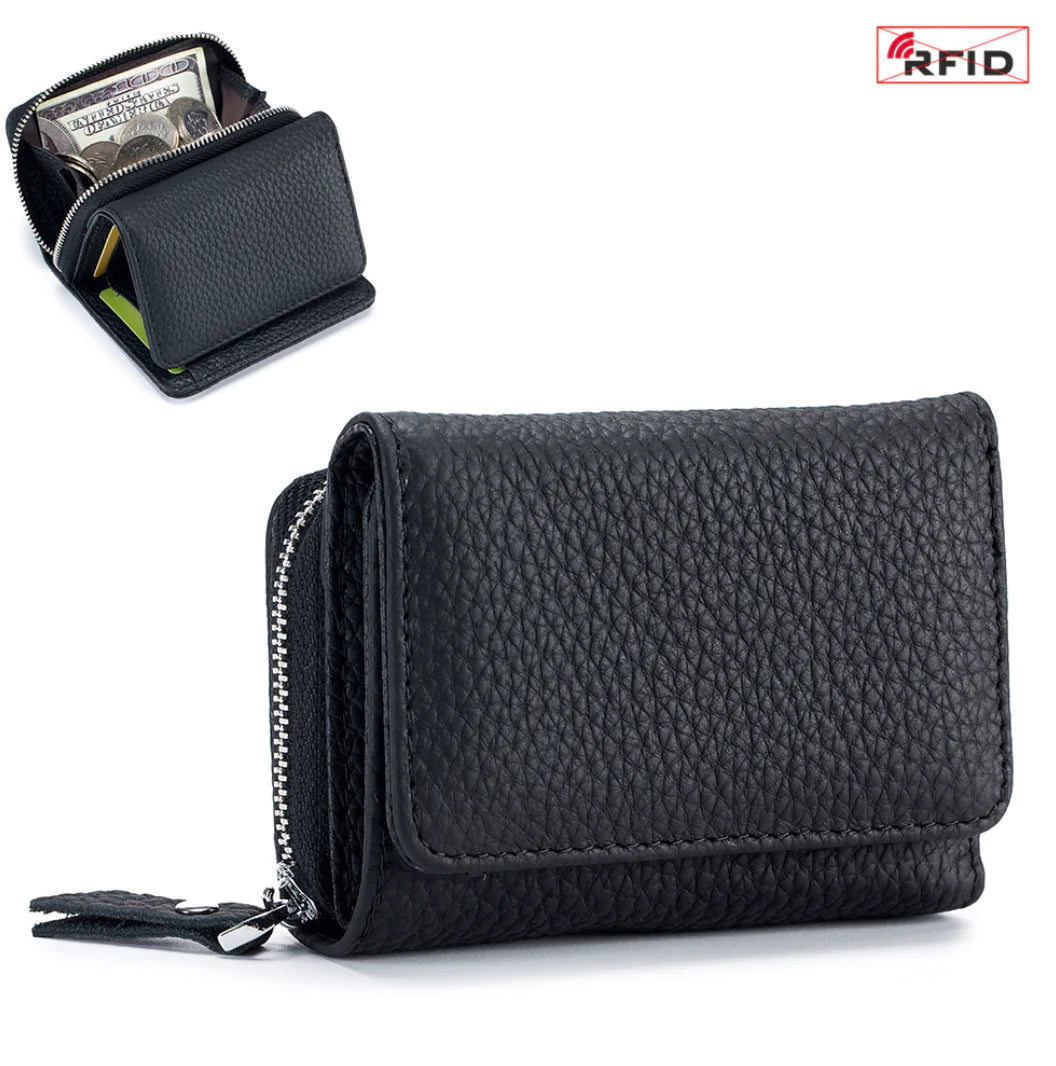Tri-fold Leather Wallet