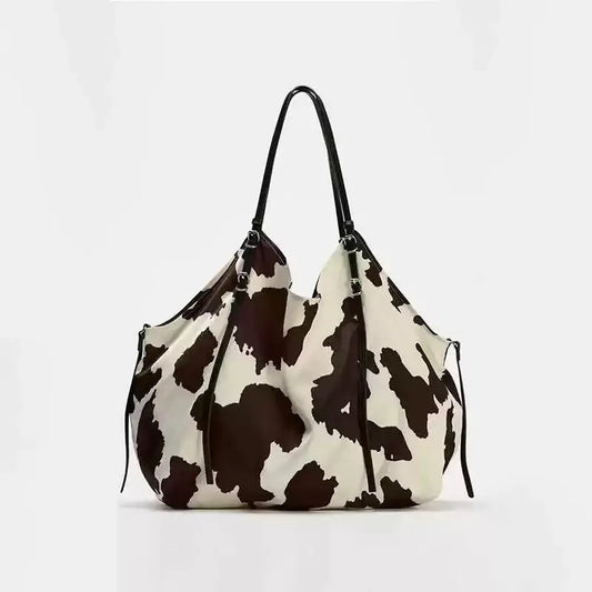 Silk Satin Shoulder Tote Bag