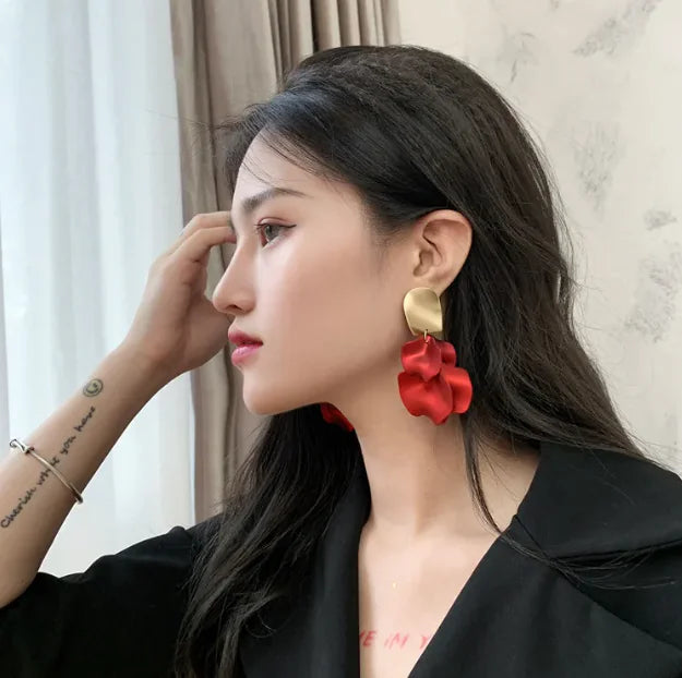 FloralFierce Tassel Earrings