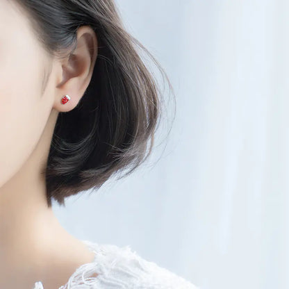 S925 Silver Asymmetrical Christmas Socks & Gloves Earrings